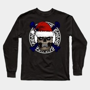 Skull Santa Hohoho Long Sleeve T-Shirt